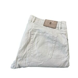 PT Torino Tan Jazz Linen Cotton Blend 5 Pocket Men's Pant Size 38x29